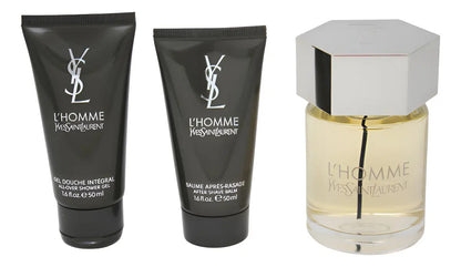 Set L Homme Caballero Yves Saint Laurent 3 Pz (100 ml + 50 ml After + 50 ml Gel) - Hombre