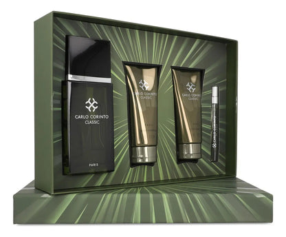 Carlo Corinto Set Carlo Corinto Classic 4Pz 100Ml Edt Spray Body - Hombre | Perfumes y Fragancias PriceOnLine