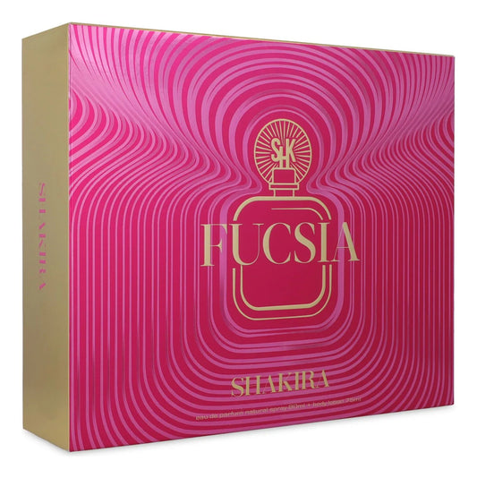 Set Shakira Fucsia 2Pzs 80Ml Edp Spray/ Body Lotion 75Ml - Mujer