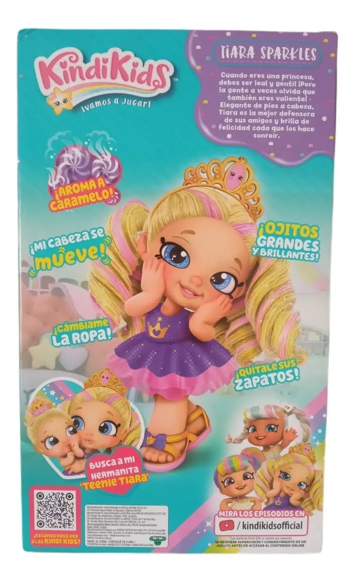 Bandai Kindi Kids Hermanas Aroma Caramelo 28 Cm - Tiara Sparkles