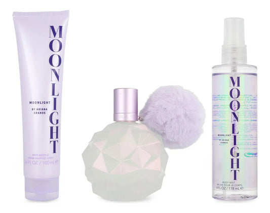 Set Ariana Grande Moonlight 3Pzs 100Ml Edp Spray/ Body Souffle 100Ml / Shower Gel 100Ml - Mujer