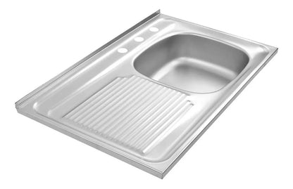 Fregadero Teka Sobreponer 80.50 1C 1E C/20 Izq. C/C 3Ø 8591130