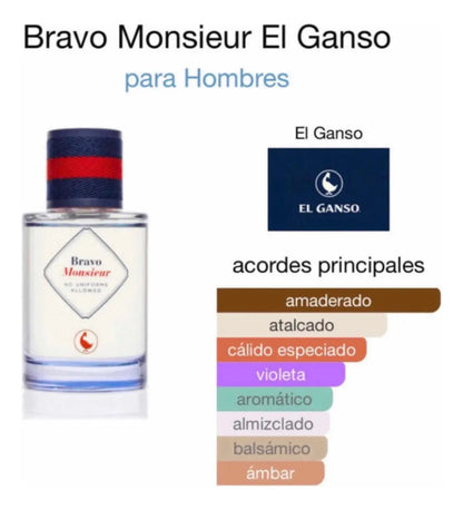 Bravo Monsieur Caballero El Ganso 125 ml Edt Spray