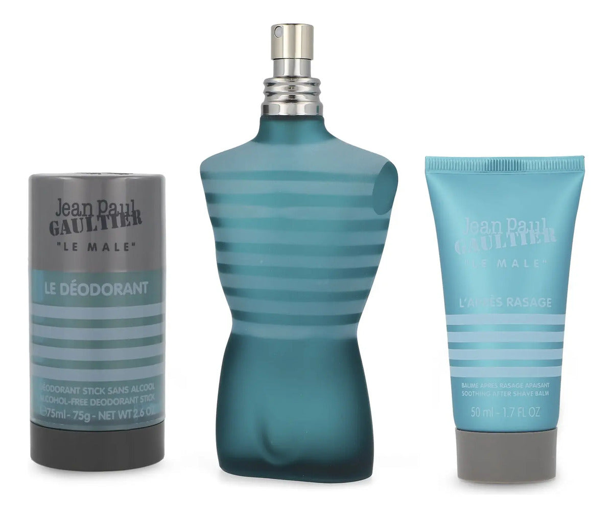 Set Jean Paul Gaultier Le Male 3Pzs 125Ml Edt Spray/ After Shave 50Ml/ Desodorante Stick 75G Hombre