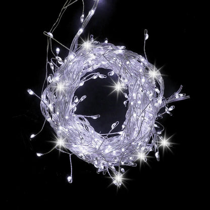 Luces Serie Navideña 300F Micro Led Cohete Luz Blanca