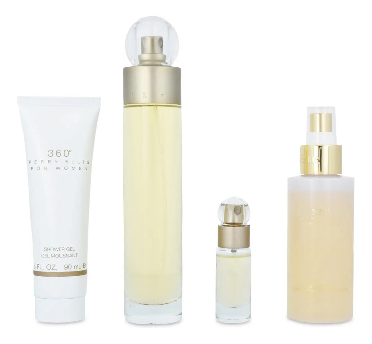 Set 360 Dama Perry Ellis 4 Pz - Mujer