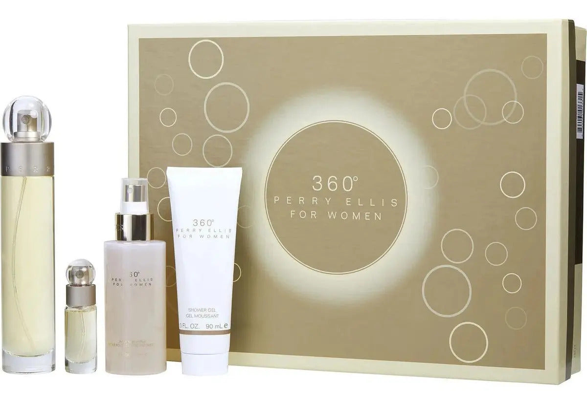 Set 360 Dama Perry Ellis 4 Pz - Mujer