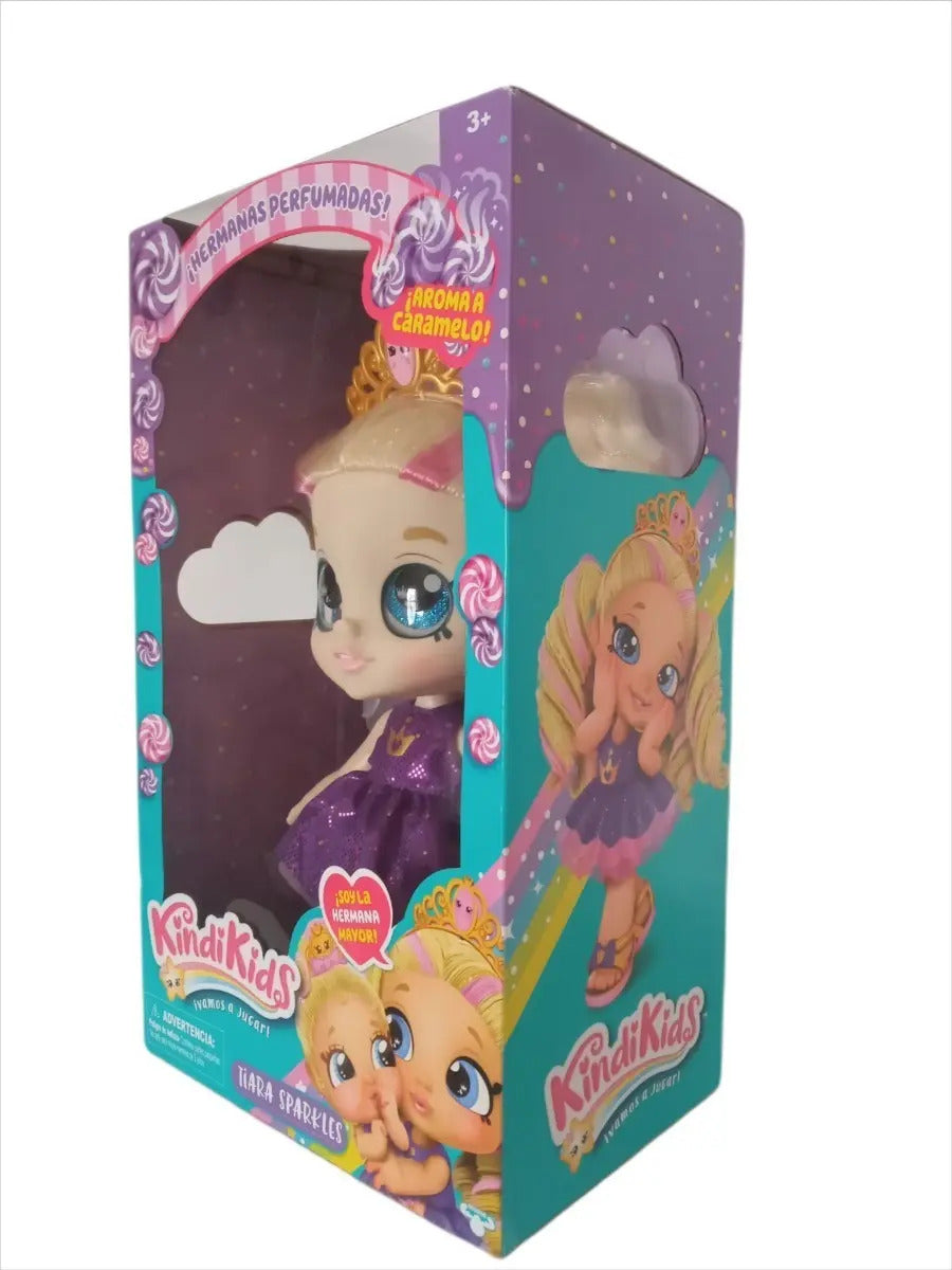 Bandai Kindi Kids Hermanas Aroma Caramelo 28 Cm - Tiara Sparkles
