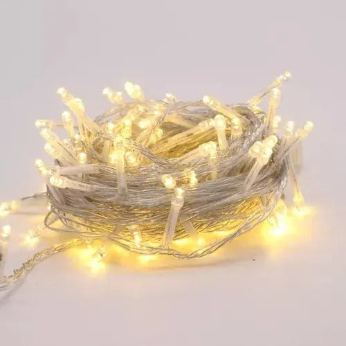 Luces Serie Navideña 60F Led 3.5 m Luz Cálida