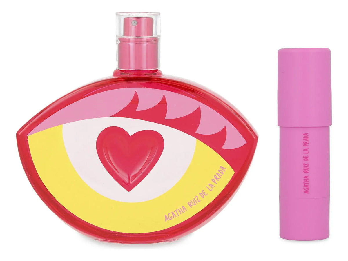 Set Agatha Look 2Pzs 80Ml Edt Spray/ Lip Stick 5G - Mujer