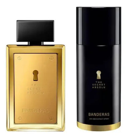 Banderas Set Banderas The Secret Absolu 2Pzs 100Ml Edp Spray/ Desodorante 150Ml Spray  Hombre