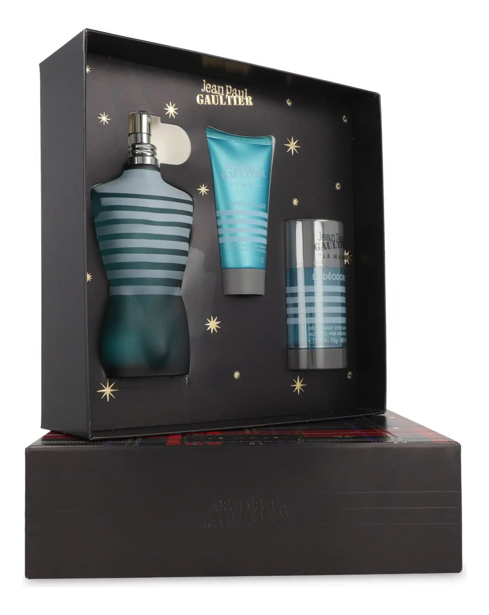 Set Jean Paul Gaultier Le Male 3Pzs 125Ml Edt Spray/ Shower Gel 75Ml/ Desodorante 150Ml Spray - Hombre