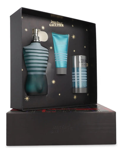 Set Jean Paul Gaultier Le Male 3Pzs 125Ml Edt Spray/ Shower Gel 75Ml/ Desodorante 150Ml Spray - Hombre