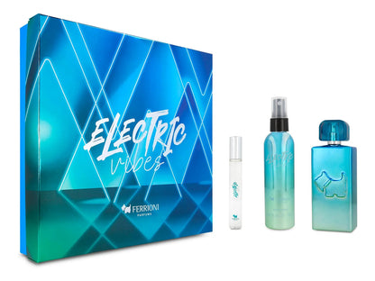 Ferrioni Set Ferrioni Electric Vibes 3Pz 100Ml Edt Spray - Hombre | Perfumes y Fragancias PriceOnLine