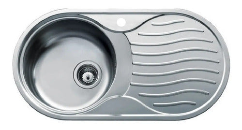 Fregadero Teka Empotrable Dr 80 1C 1E Der 1Ø 11110005