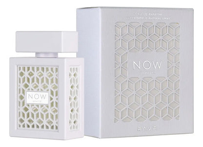 Now White Unisex Rave (Lattafa) 100 ml Edp Spray | Perfumes y Fragancias PriceOnLine