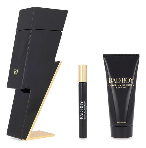 Set Bad Boy 3Pzs 100Ml Edt Spray/ Shower Gel 100Ml/ 10Ml Edt Spray - Hombre