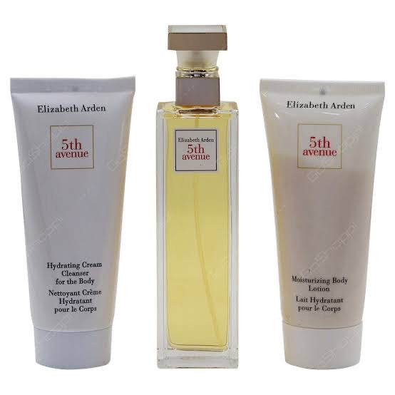 Set 5Th Avenue 3Pzs 125Ml Edp Spray/ Body Lotion 100Ml/ Cream Cleanser 100Ml Para Mujer