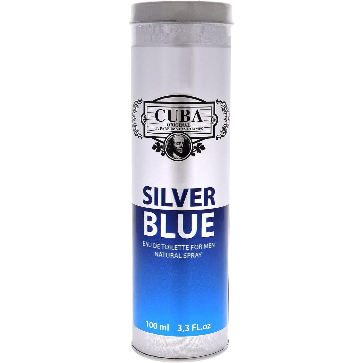 Cuba Silver Blue Caballero Des Champs 100 ml Edt Spray - Hombre