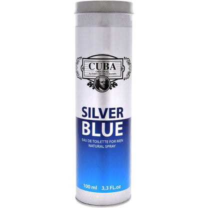 Cuba Silver Blue Caballero Des Champs 100 ml Edt Spray - Hombre