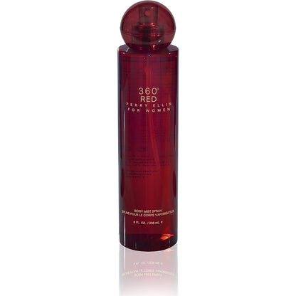 360 Red Perry Ellis Body Mist 236 ml Spray - Mujer