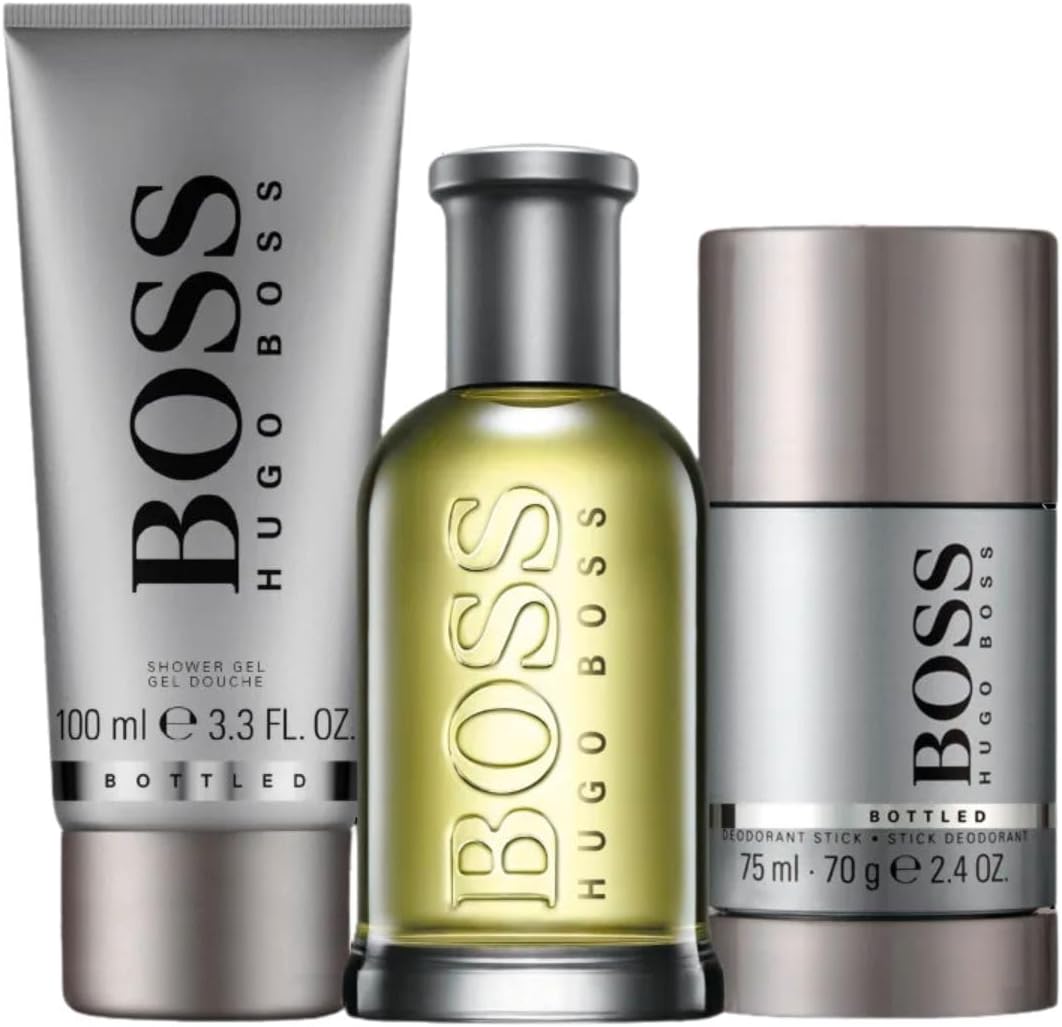 Hugo Boss Set Boss Bottled Hugo Boss 3Pz 100Ml Edt Spray - Hombre