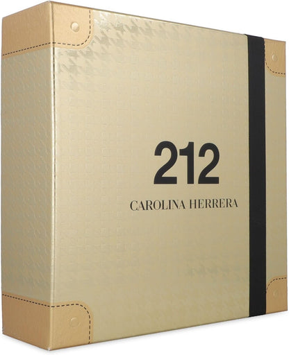Carolina Herrera Set 212 Vip Black 3Pzs 100Ml Edp Spray/ Shower Gel 100Ml/ 10Ml Edp Spray - Hombre