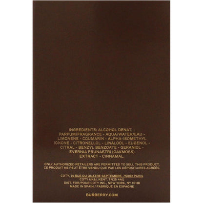 Burberry Hero Burberry 100 ml Edp Spray - Hombre