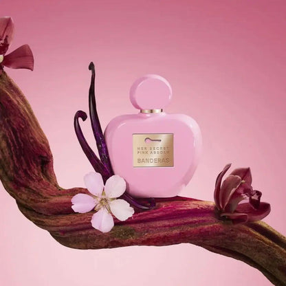 Set Banderas Her Secret Pink Absolu 2Pzs 80Ml Edp Spray/ 10Ml Edp Spray - Mujer