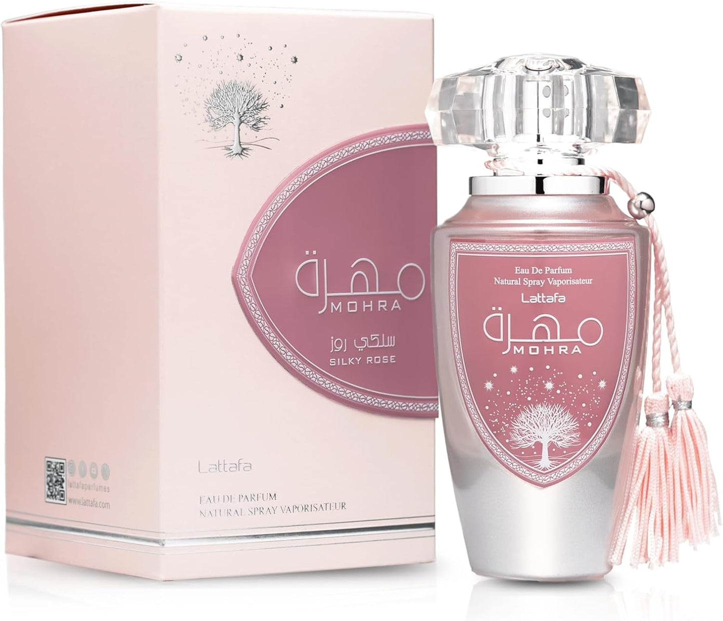 Mohra Silky Rose Dama Lattafa 100 ml Edp Spray - Mujer