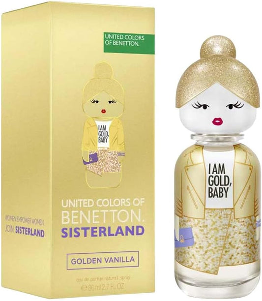 Sisterland Golden Vanilla Benetton 80 ml Edp Spray - Mujer