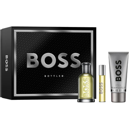 Set Boss Bottled 3Pzs 100Ml Edt Spray/ Shower Gel 100Ml/ 10Ml Edt Spray - Hombre