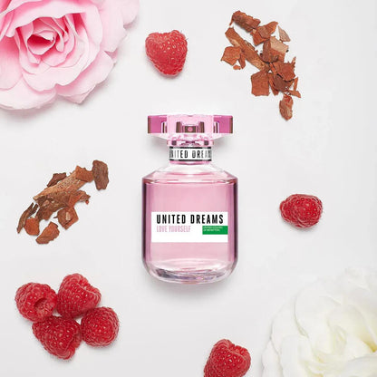 Set Benetton United Dreams Love Yourself 2Pzs 80Ml Edt Spray/ Body Lotion 75Ml - Mujer