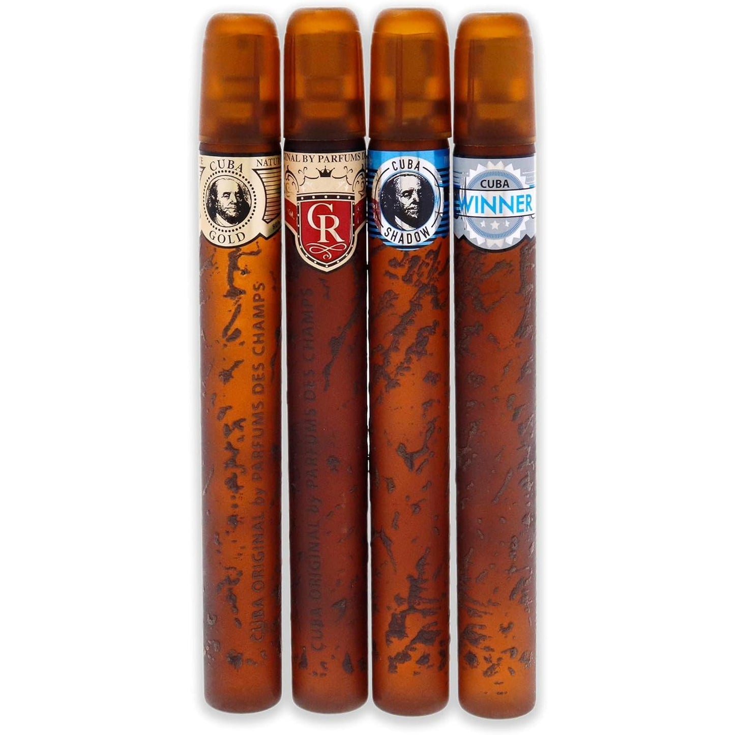 Set Cuba Quad I Des Champs 4 Pz 35 ml c/u Spray - Hombre