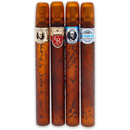 Set Cuba Quad I Des Champs 4 Pz 35 ml c/u Spray - Hombre