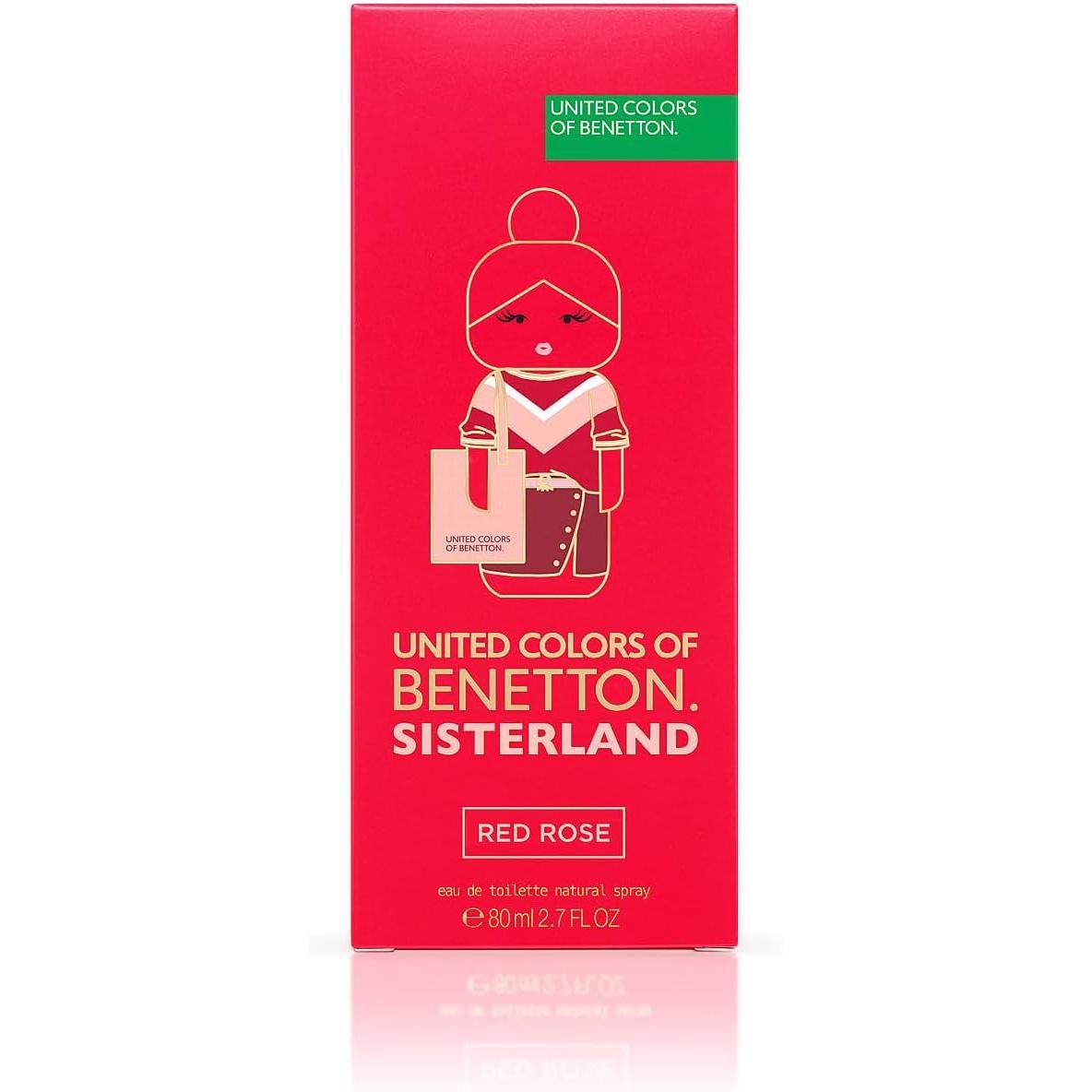 Sisterland Red Rose Benetton 80 ml Edt Spray - Mujer