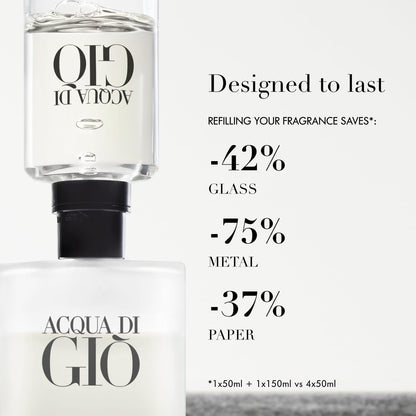 Acqua Di Gio 200Ml Edt Spray Refillable - Hombre