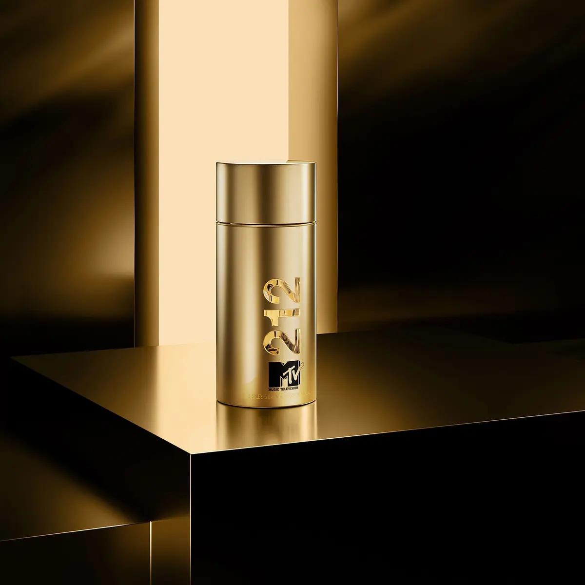 Carolina Herrera 212 Men Mtv 100Ml Edt Spray para Hombre Fragancia Masculina de Alta Calidad