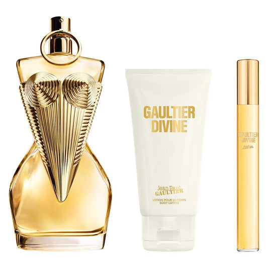 Set Jean Paul Gaultier Divine 3Pzs 100Ml Edp Spray/ Body Lotion 75Ml/ 10Ml Edp Spray - Mujer