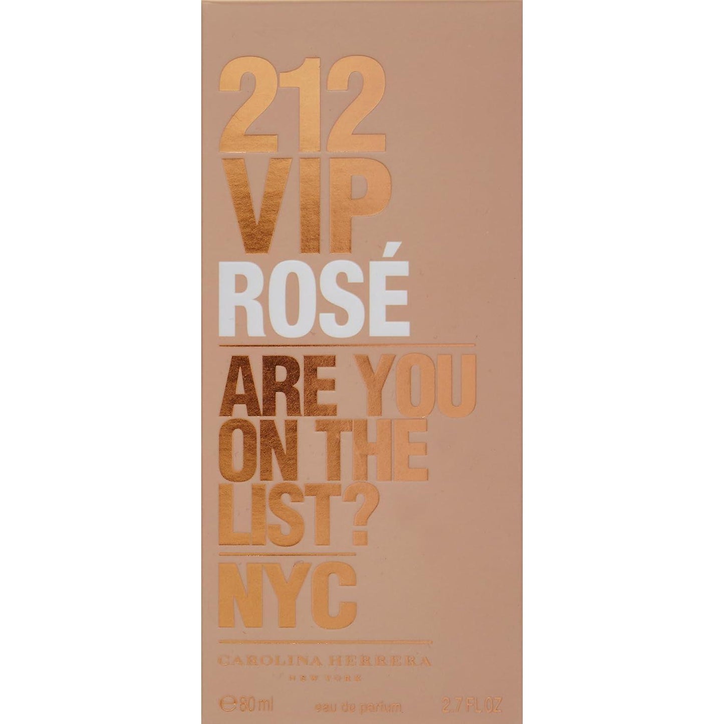 212 Vip Rose Dama Carolina Herrera 80 ml Edp Spray - Mujer