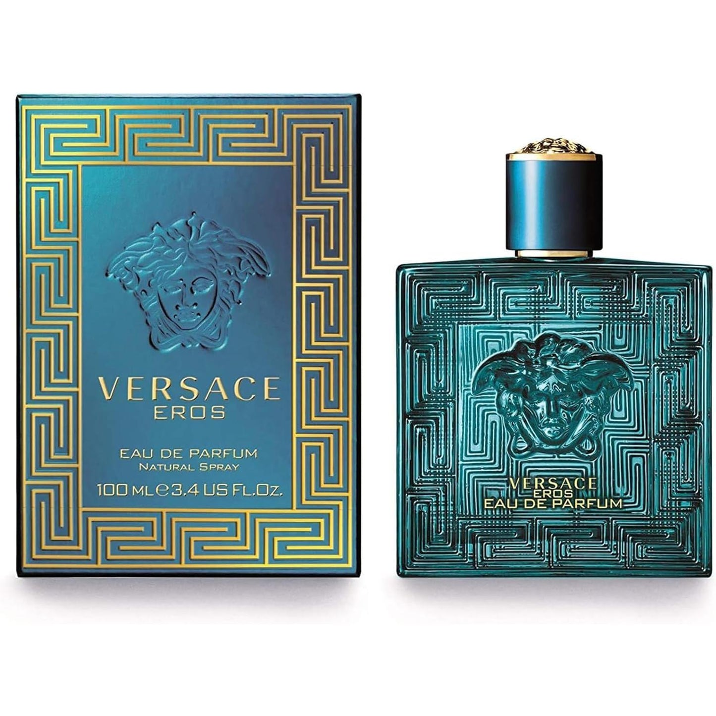 Versace Eros Caballero 100 ml Edp Spray para Hombre - Fragancia Masculina de Alta Calidad