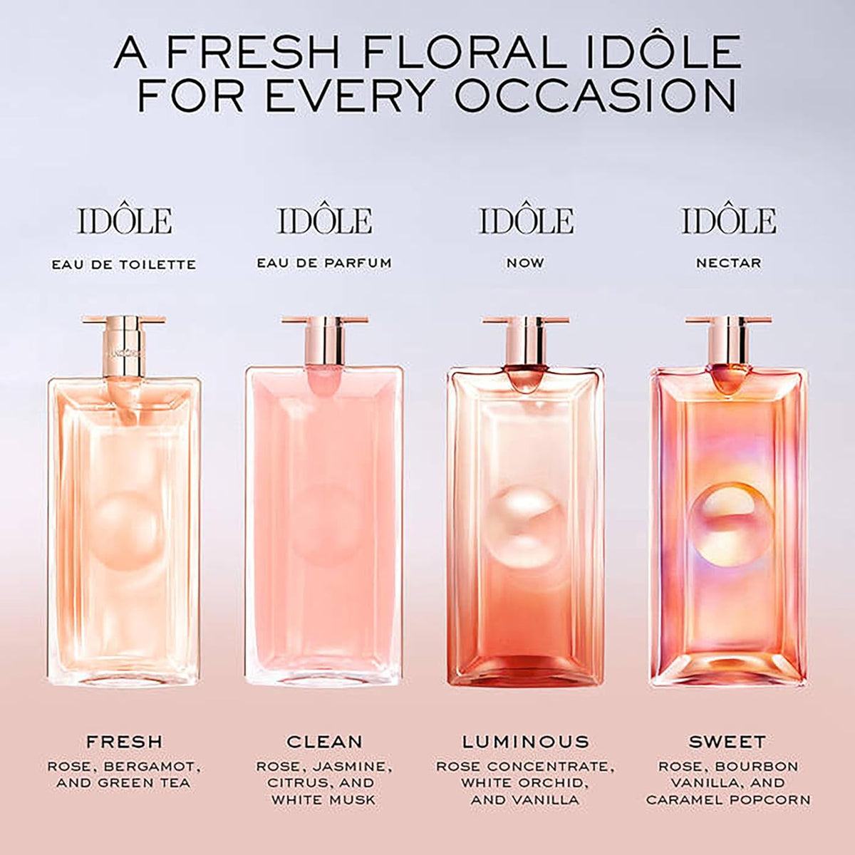Lancome Idole 100Ml Edt Spray para Mujer - Fragancia Elegante y Duradera