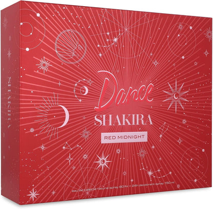 Set Shakira Dance Red Midnight 2Pzs 80Ml Edt Spray/ Desodorante 150Ml Spray - Mujer