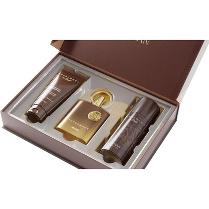 Set Afnan Supremacy In Oud 3Pzs 100Ml Extracto De Perfume Spray/ Desodorante 150Ml Spray/ Shower Gel 150Ml - Hombre
