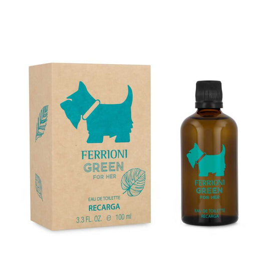 Ferrioni Green For Her 100Ml Edt Refill - Mujer