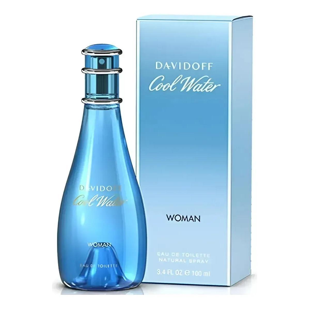 Cool Water Dama Davidoff 100 ml Edt Spray - Mujer