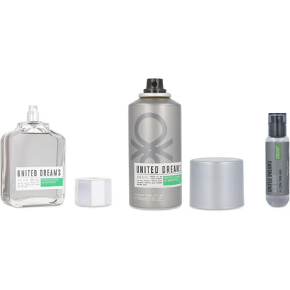 Set Benetton Aim High 3Pzs 100Ml Edt Spray/ Desodorante 150Ml Spray/ 30Ml Edt Spray - Hombre