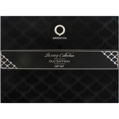 Set Orientica Luxury Collection Oud Saffron 4Pzs 80Ml Edp Spray/ 7.5Ml Edp/ 10Ml Edp Spray X2 - Unsex