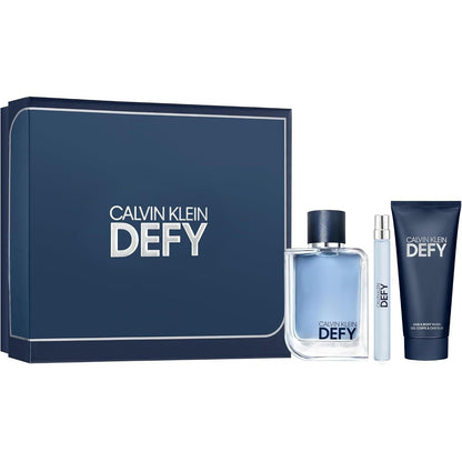 Calvin Klein Calvin Klein Set Calvin Klein Defy 3Pzs 100Ml Edt Spray/ Body Wash 100Ml / 10Ml Edt Spray - Hombre