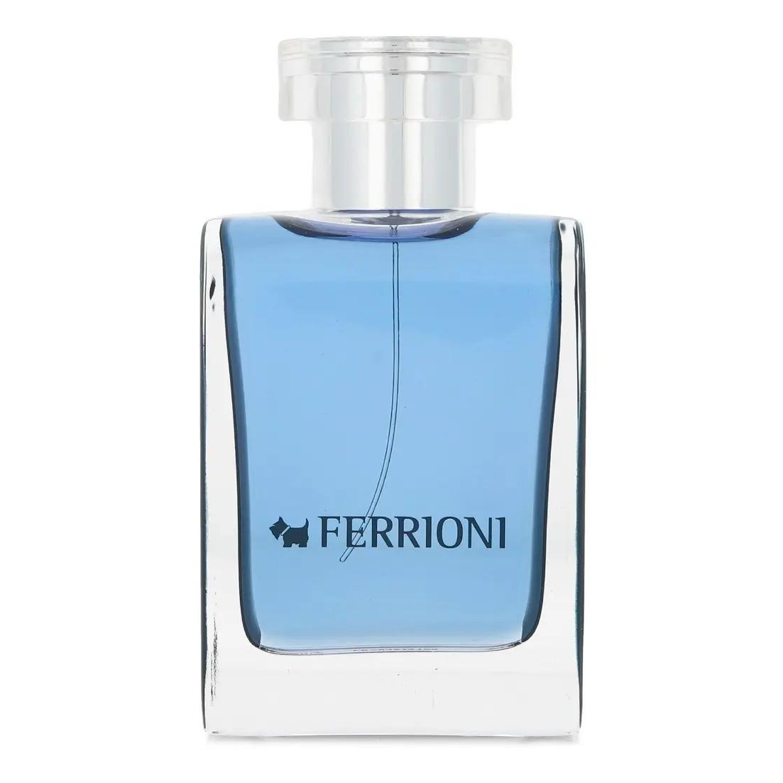 Ferrioni Set Deep Blue 3 Pz para Hombre - 100Ml Edt Spray, Body Shampoo 100Ml y 6Ml Edt Spray - Perfume Masculino